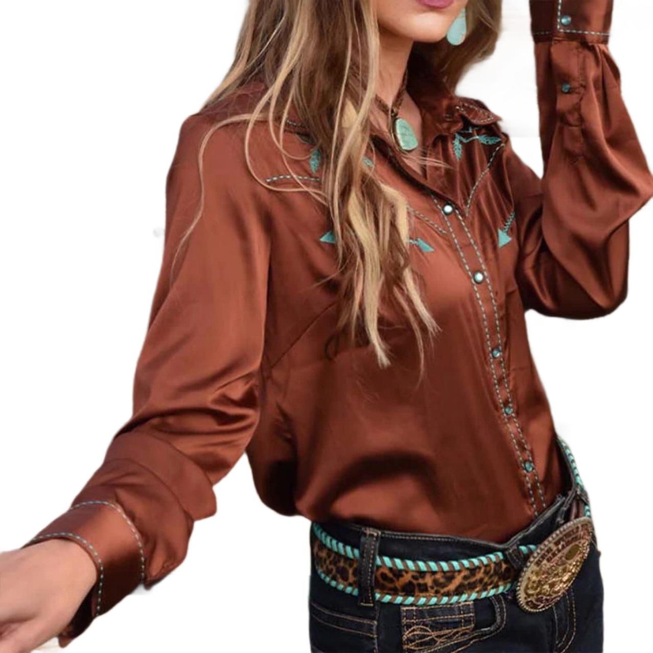 Exotic Western Style Cowboy Shirt