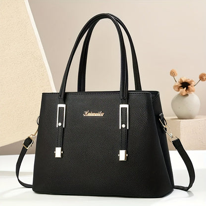 Simple Tote Handbag Versatile Crossbody Or Shoulder Bag