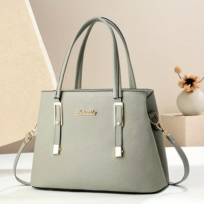 Simple Tote Handbag Versatile Crossbody Or Shoulder Bag