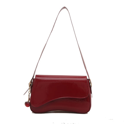 Small Square Shoulder Bag For Work And Commuting Worn Under The Arm
