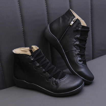 Bottines courtes décontractées montantes